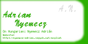 adrian nyemecz business card